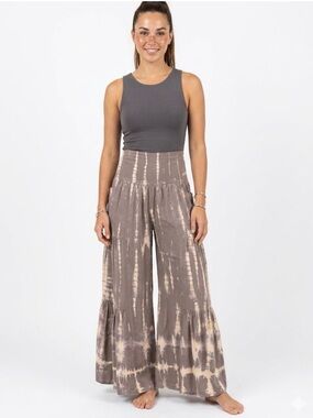 Bali Queen Wide Leg Tie Dye Let’s Dance Gypsy Pants - Size Small/Medium